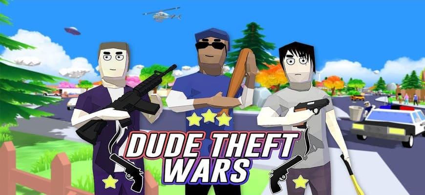 Dude Theft Wars скриншот